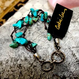 COOKIE LEE Turquoise Toggle Bracelet